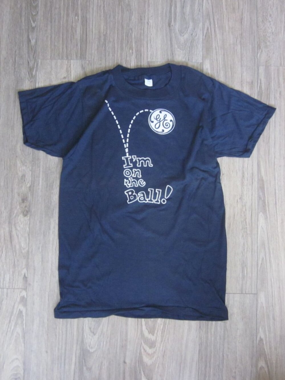 vintage GE single stitch blue made in USA t-shirt